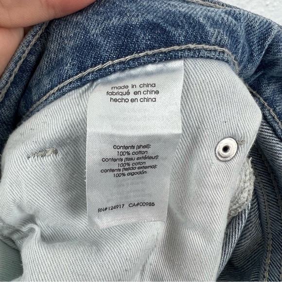 WEWOREWHAT Danielle Exposed Crystal Button Front High Rise Jeans, size 27 - Picture 8 of 9